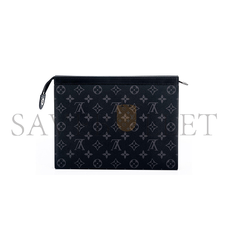 LOUIS VUITTON POCHETTE VOYAGE COMIC TRUNK MONOGRAM ECLIPSE CANVAS MM M80914 (26*20*5cm)